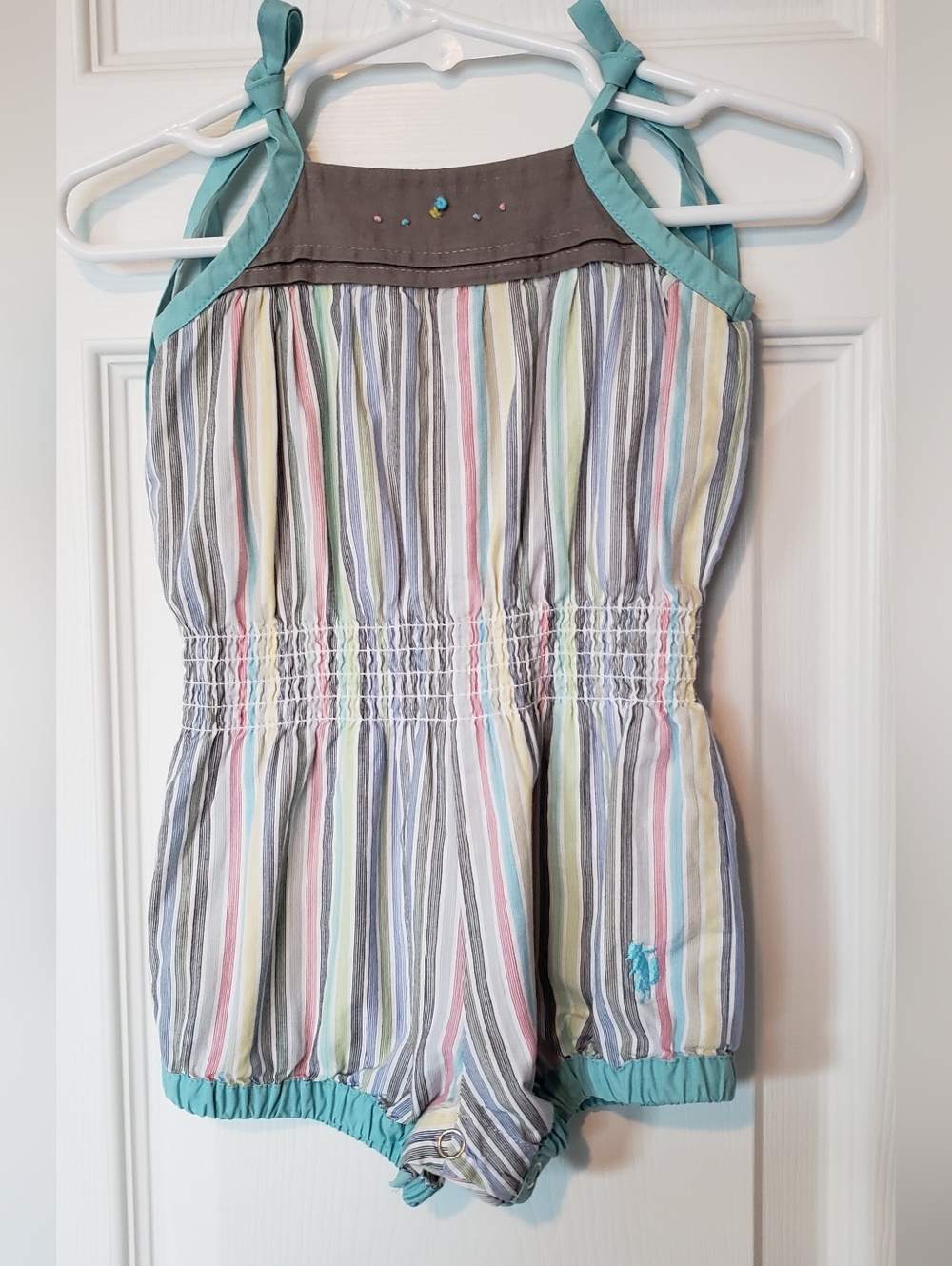 Well Dressed Wolf 12m Pixie Lakehouse Romper EUC